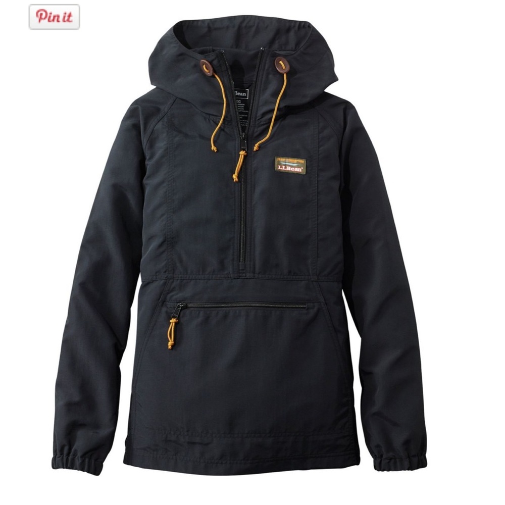 LL BEAN - Women's Mountain Classic Anorak in Green - Size Medium